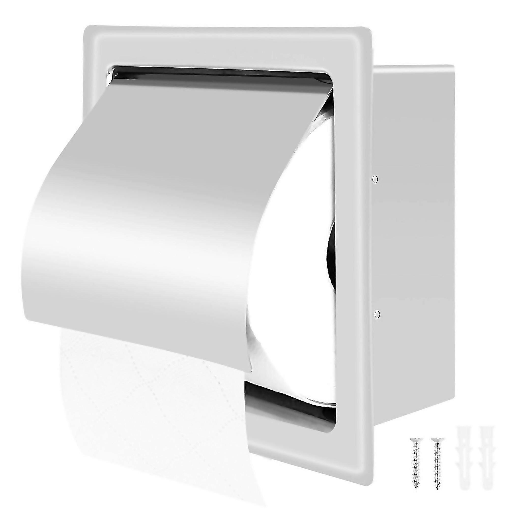 För rostfritt stål infällt toalettpapper Modern toalettpappershållare