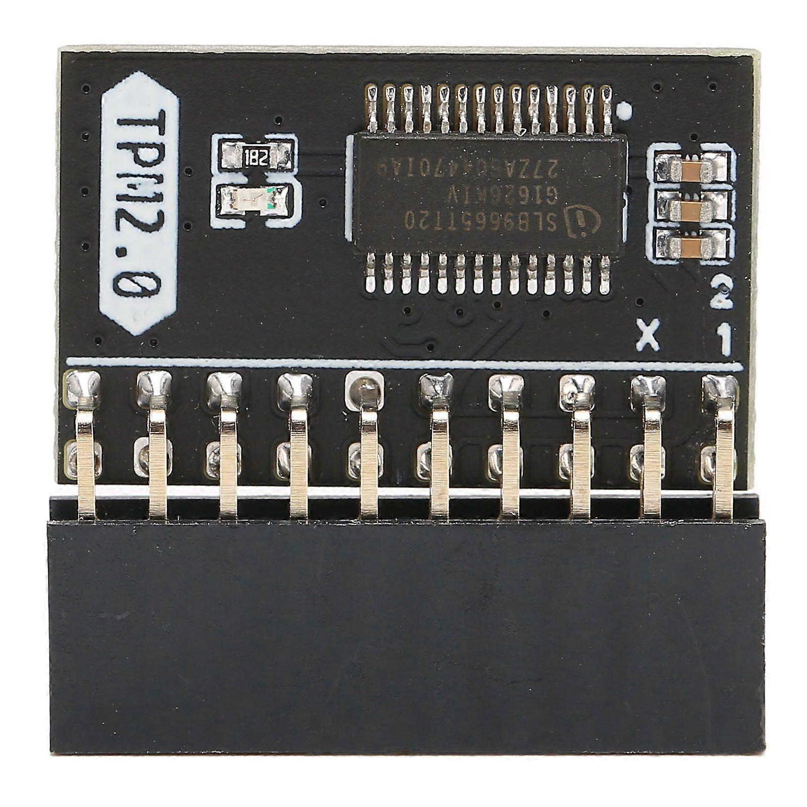 TPM 2.0 Encryption Security Module 20Pin 2 10P Standalone Crypto Processor TPM 2.0 Module for Win11 for Gigabyte for ASUS