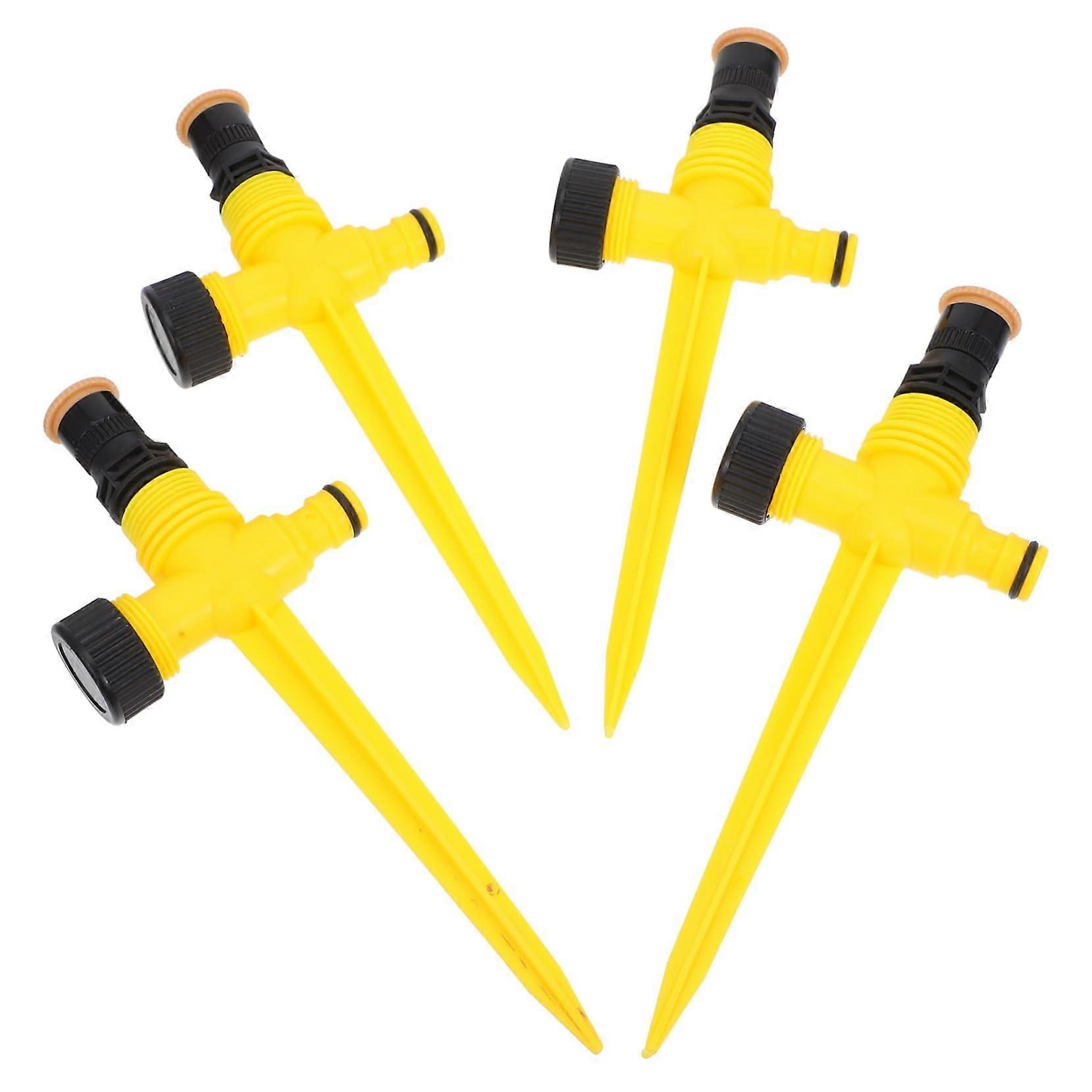 4pcs Automatic Watering Device Sprinkler Stake for Garden Lawn Patio, Sturdy Sprayer Spike for Efficient Irrigation