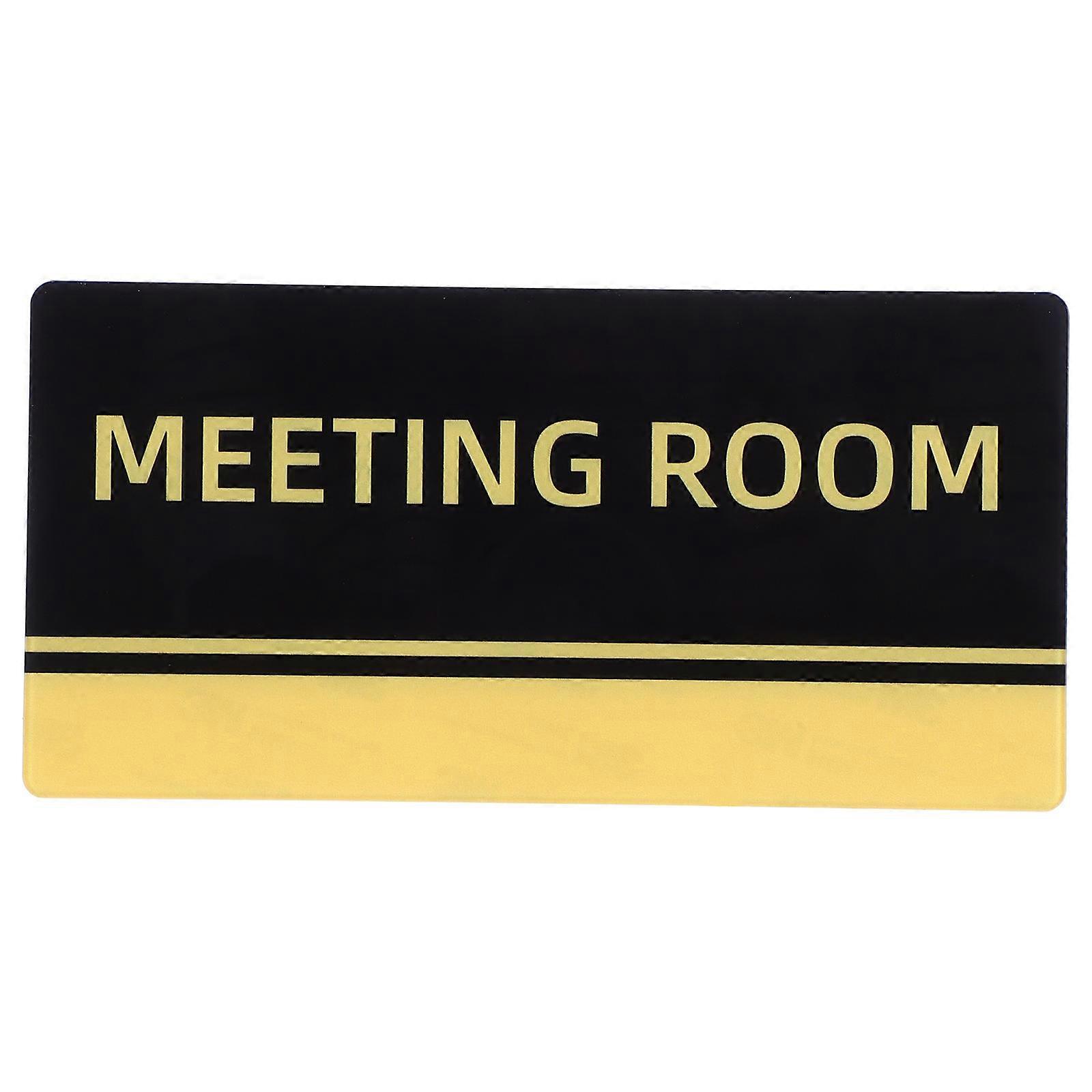 Office Meeting Room Status Sign For Business Owners Room Occupancy Indication 20.00X10.20X0.20Cm Material 1Set