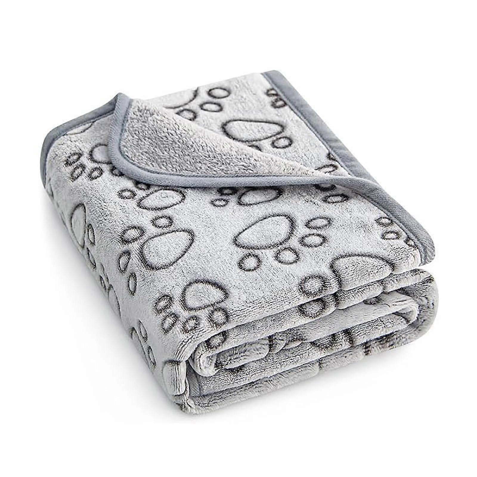 Pet Blanket Soft Fluffy for Cats, Warm and Breathable Cat Cover, Cartoon Design, Size S, One Color