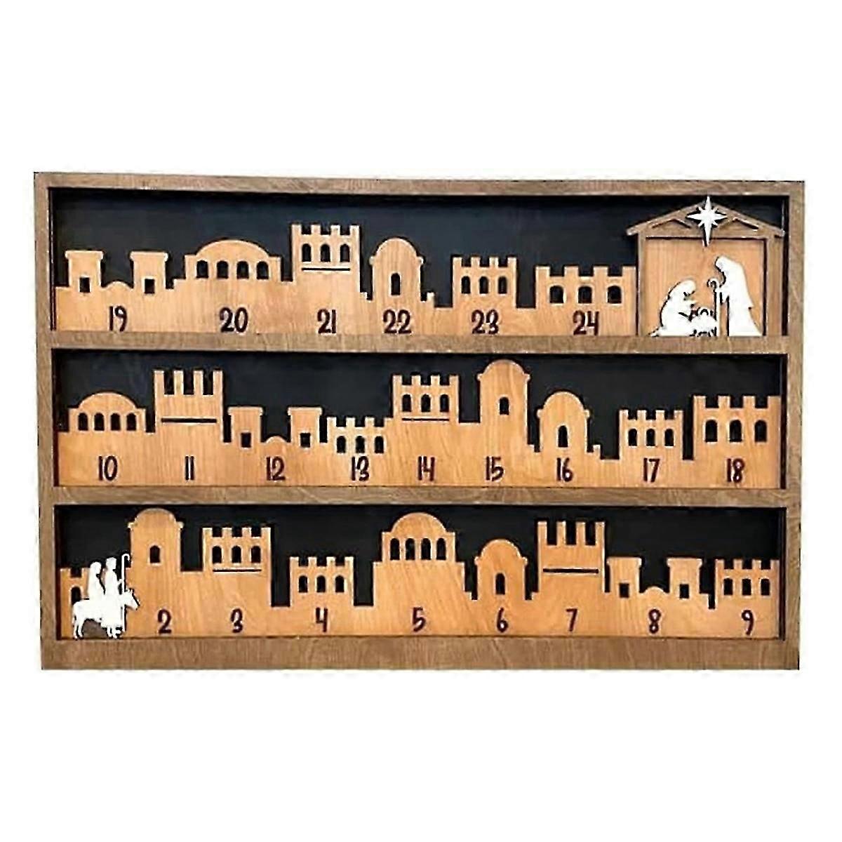 Nativity Calendar, Christmas Holiday Calendar, Countdown to Religious Holidays, Christian Holiday De
