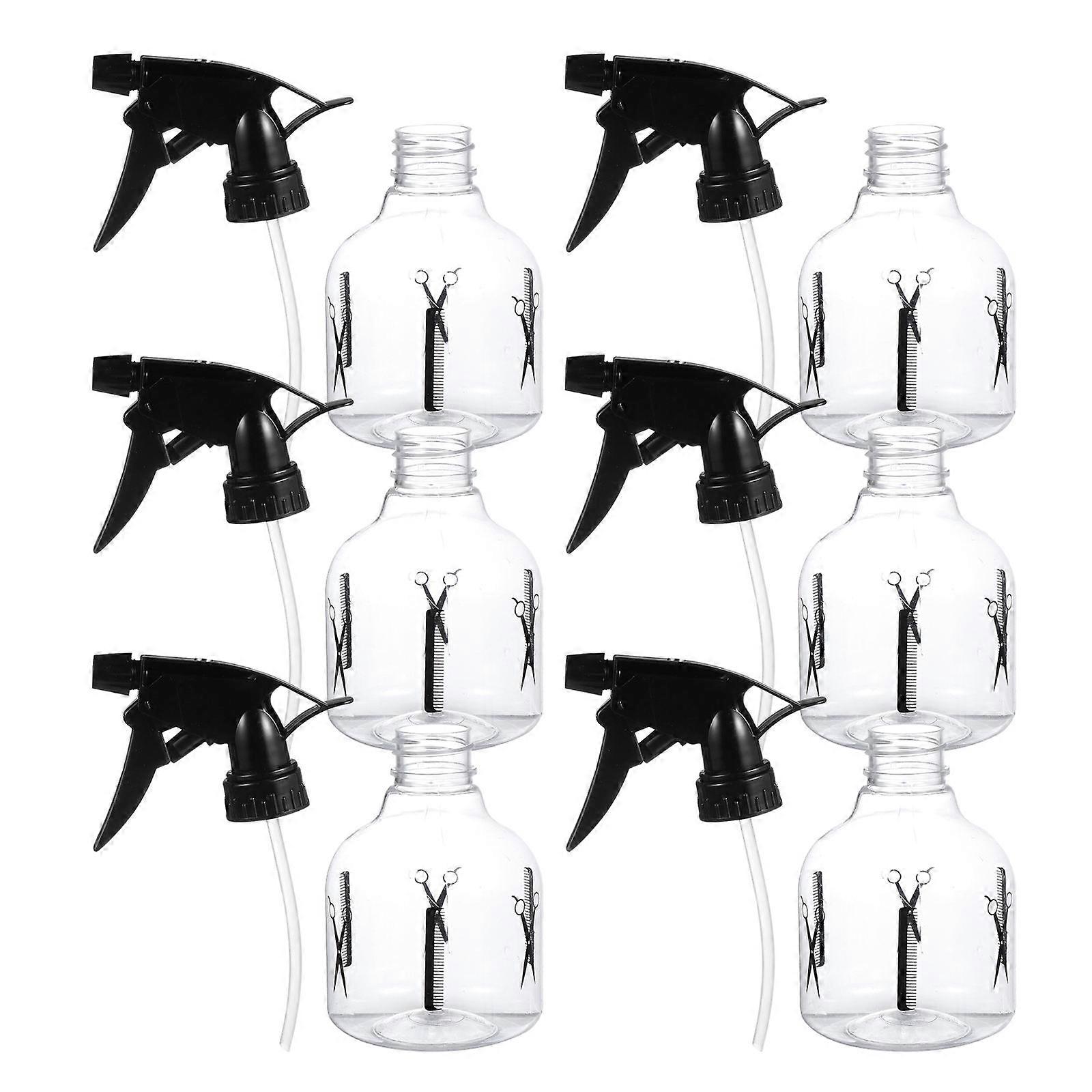 Trigger Sprayer Clear Bottle 6Pcs For Gardening And Watering Plants Featuring Durable PET Material In Compact Size With Leak Proof Design
