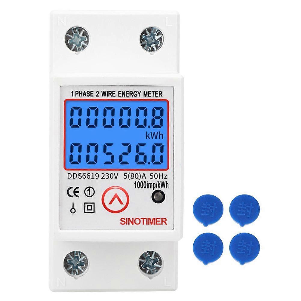 Multifunctional Electric Meter Resettable Single Phase Energy Meter With Backlight