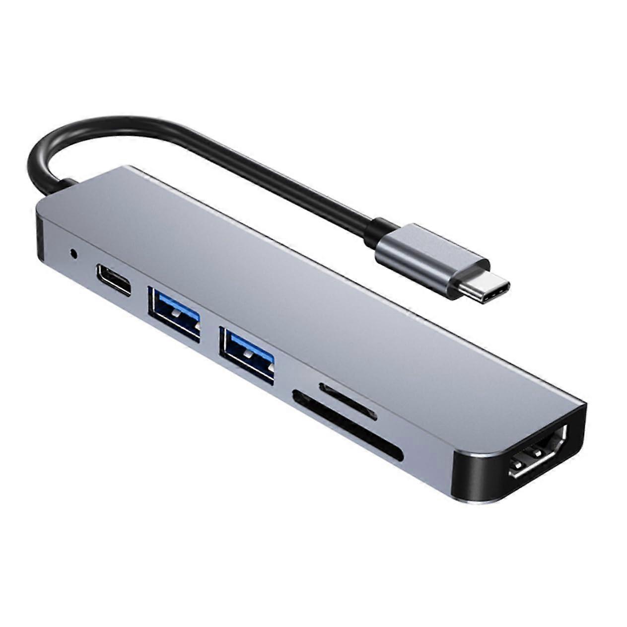 USBC Docking Station PD Fast Charging Display Output And Data Transfer Dual Slot USBC Hub For Laptops