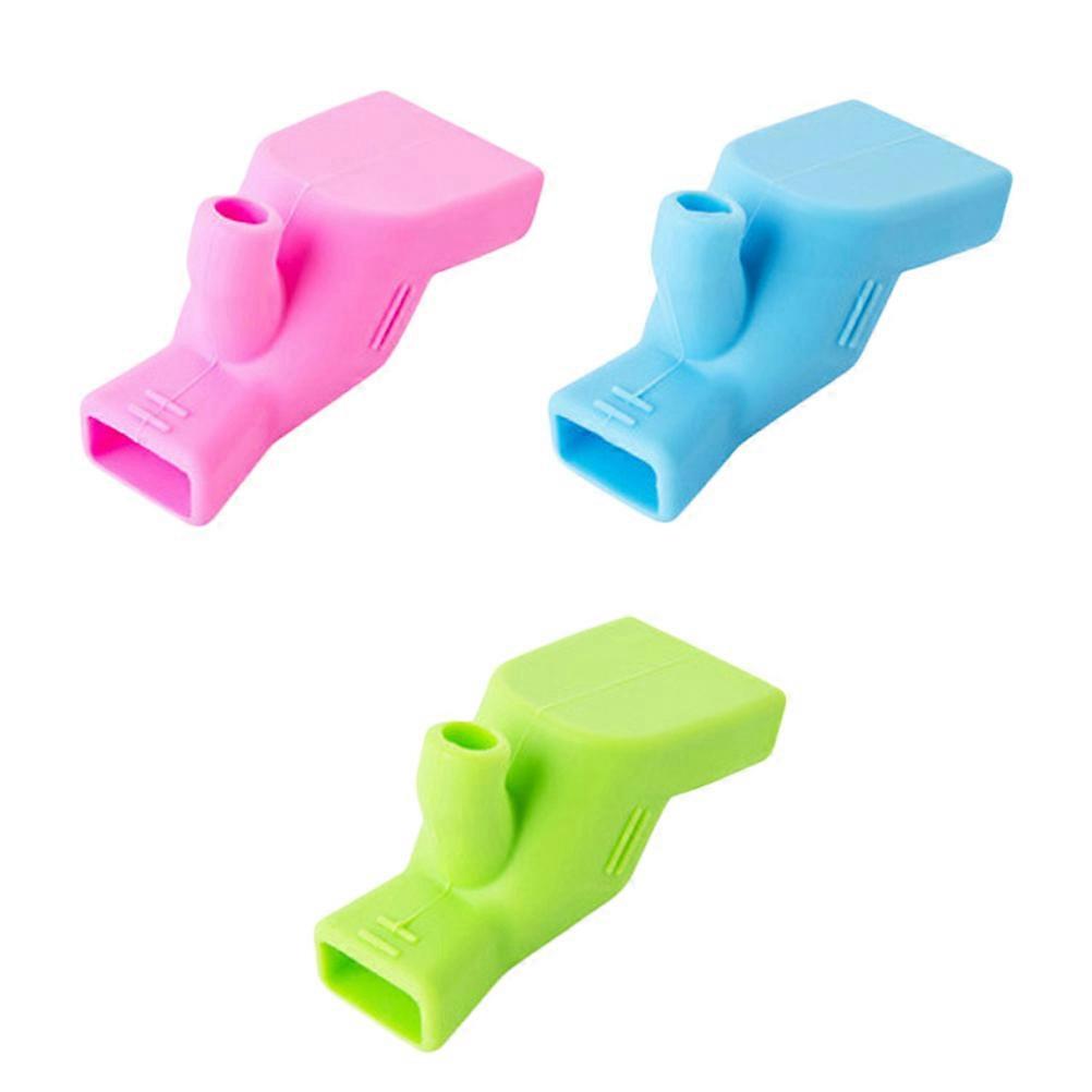 Faucet Extension for Kids Silicone Sink Handle 3Pcs Assorted Colors