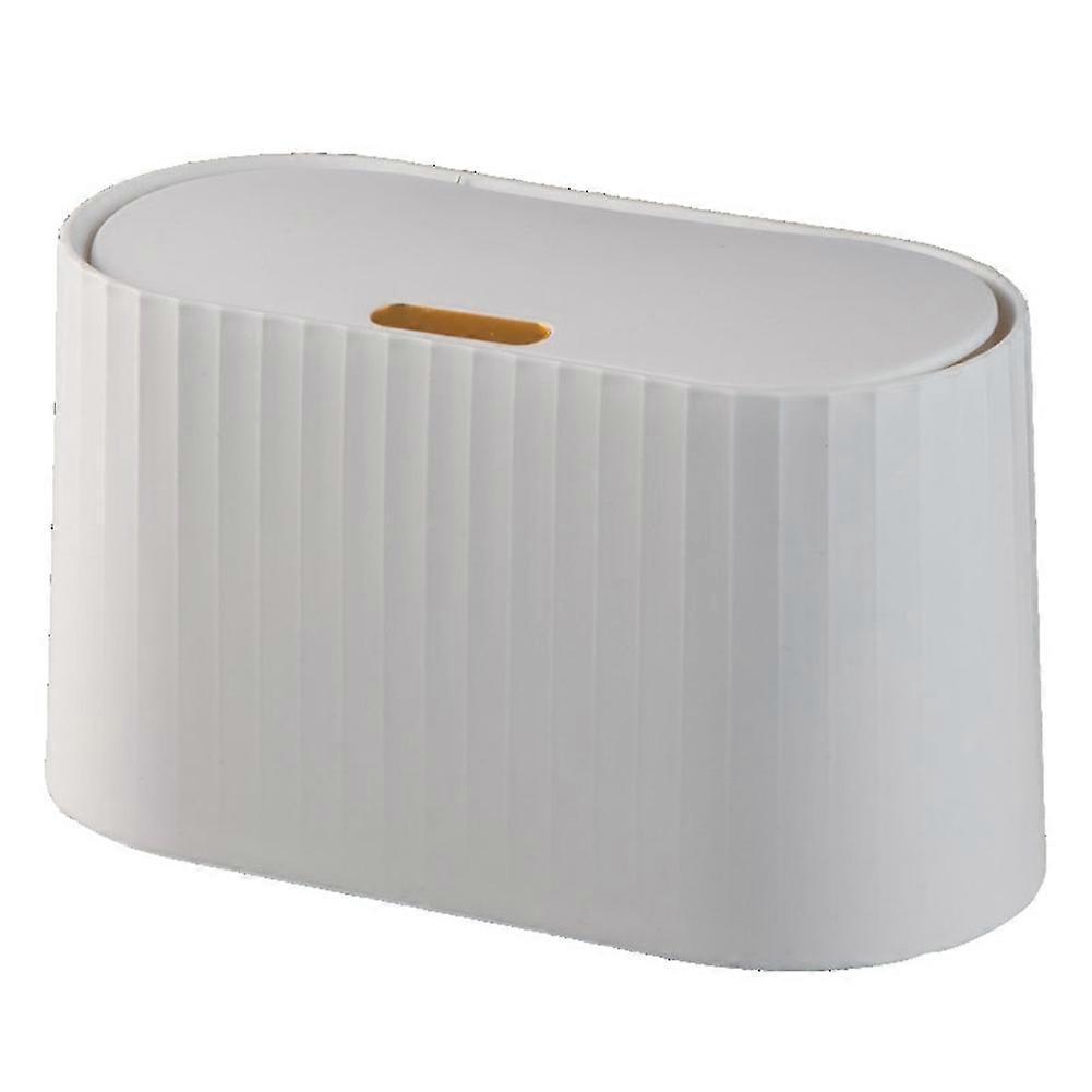 Mini Trash Can Small Waste Bin Desktop Garbage Basket Home,C