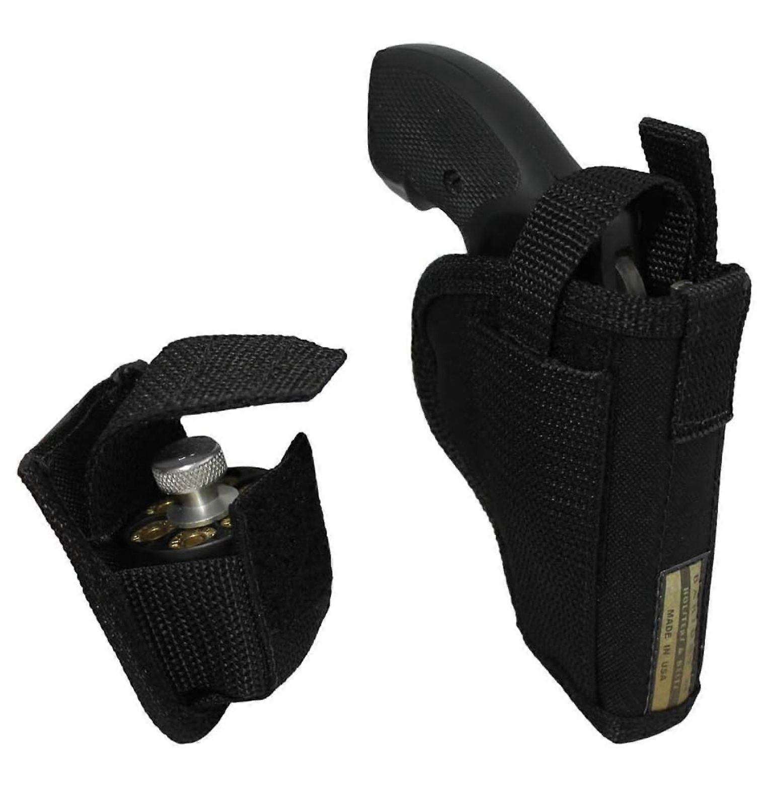 New TiaGOC OWB Holster + Speed-Loader Pouch for 2", Snub-Nose .38 .357 Revolvers