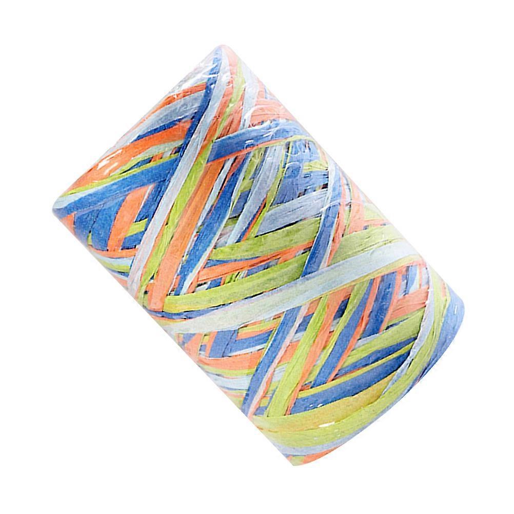 Floral Bouquet Wrapping Paper Multi Colored Diy Packaging Decorative Rope Style D 1 Roll