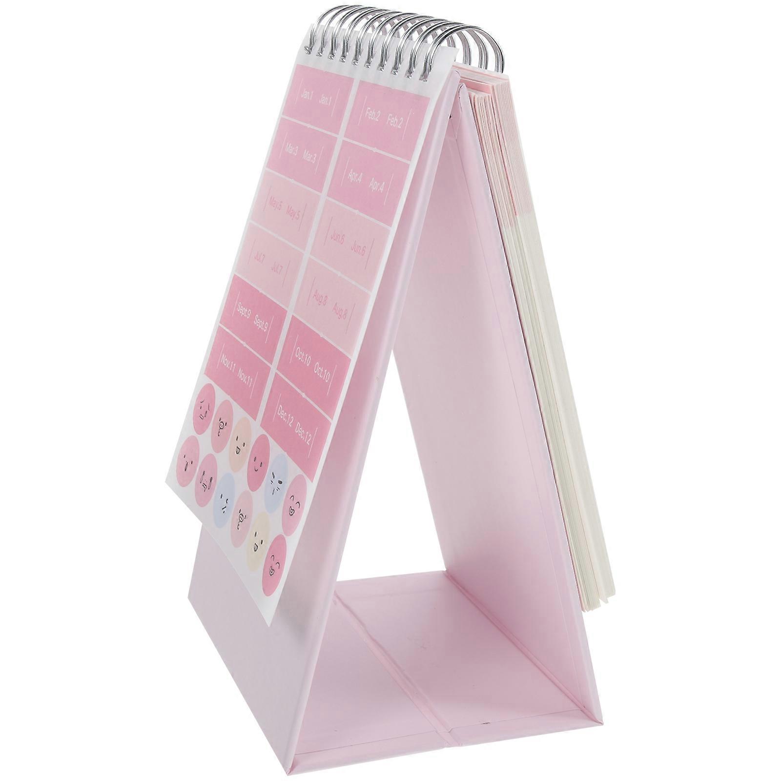 Table Calendar Stand 2023 Month Calendar for Daily Use 4Pcs Convenient