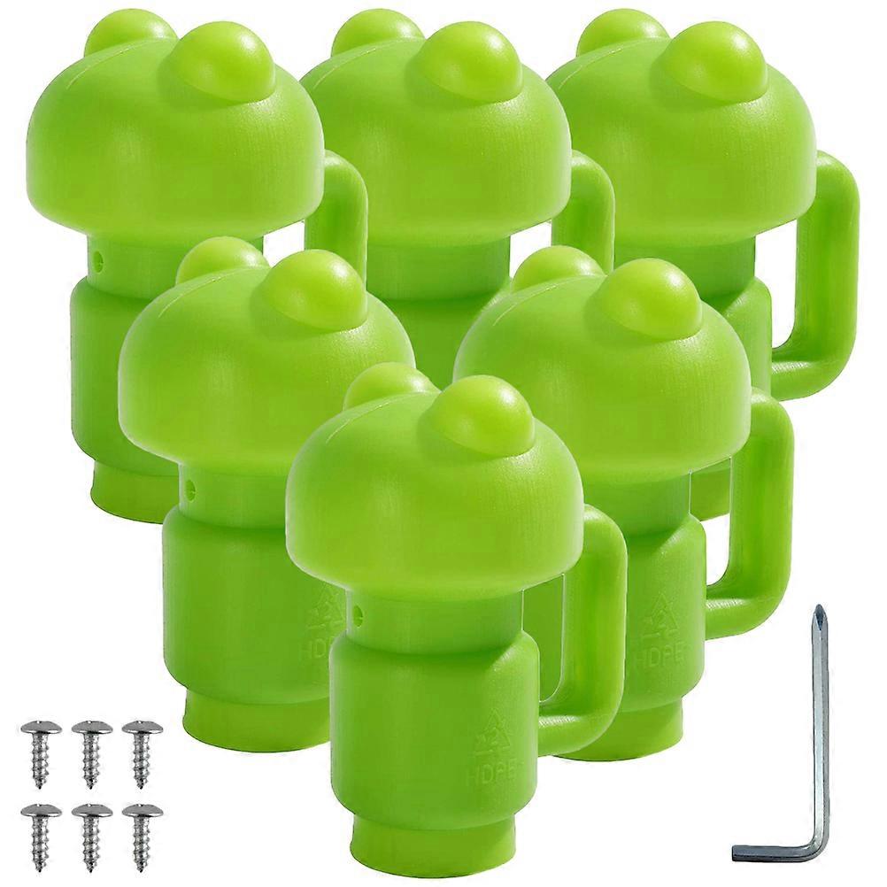 Plastic Trampoline Rod Caps Small Trampoline Caps for Protection 4Sets