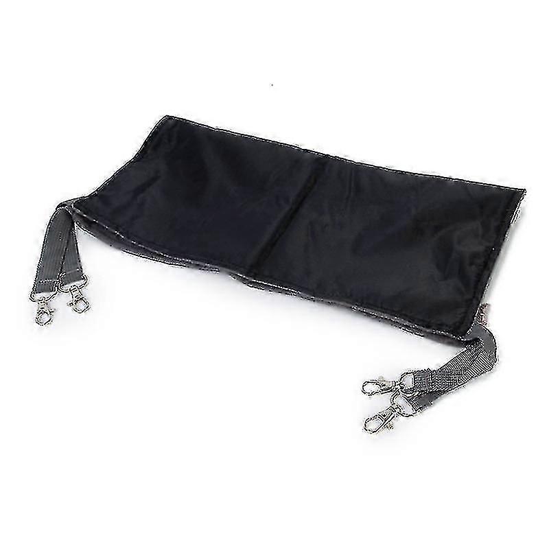 dual sided hammock bed for pets, suitable for winter and summer, size S (black)