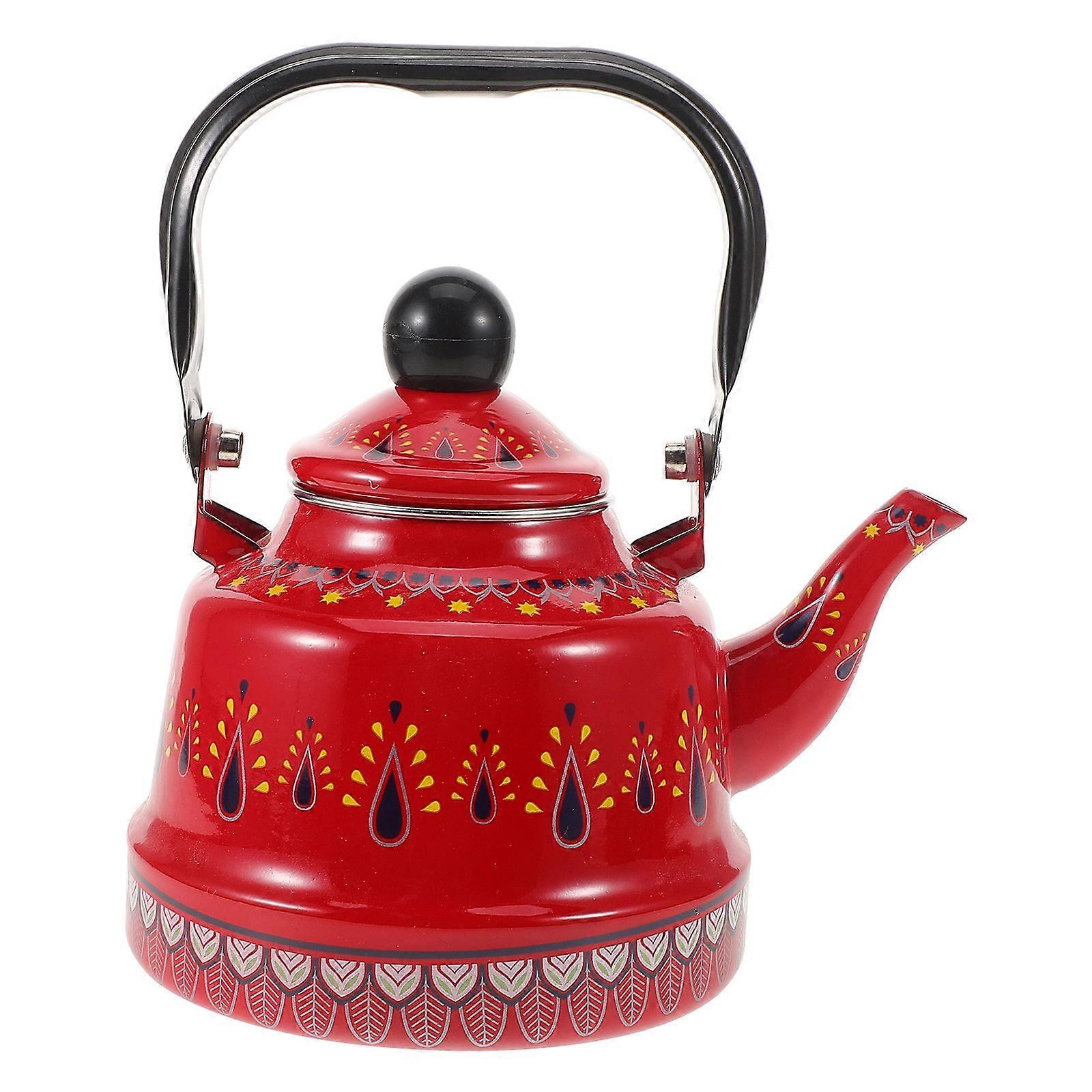 Classic Style Tea Kettle For Home Users 1.1L Capacity Stovetop Kettle Rapid Boiling 1Pcs