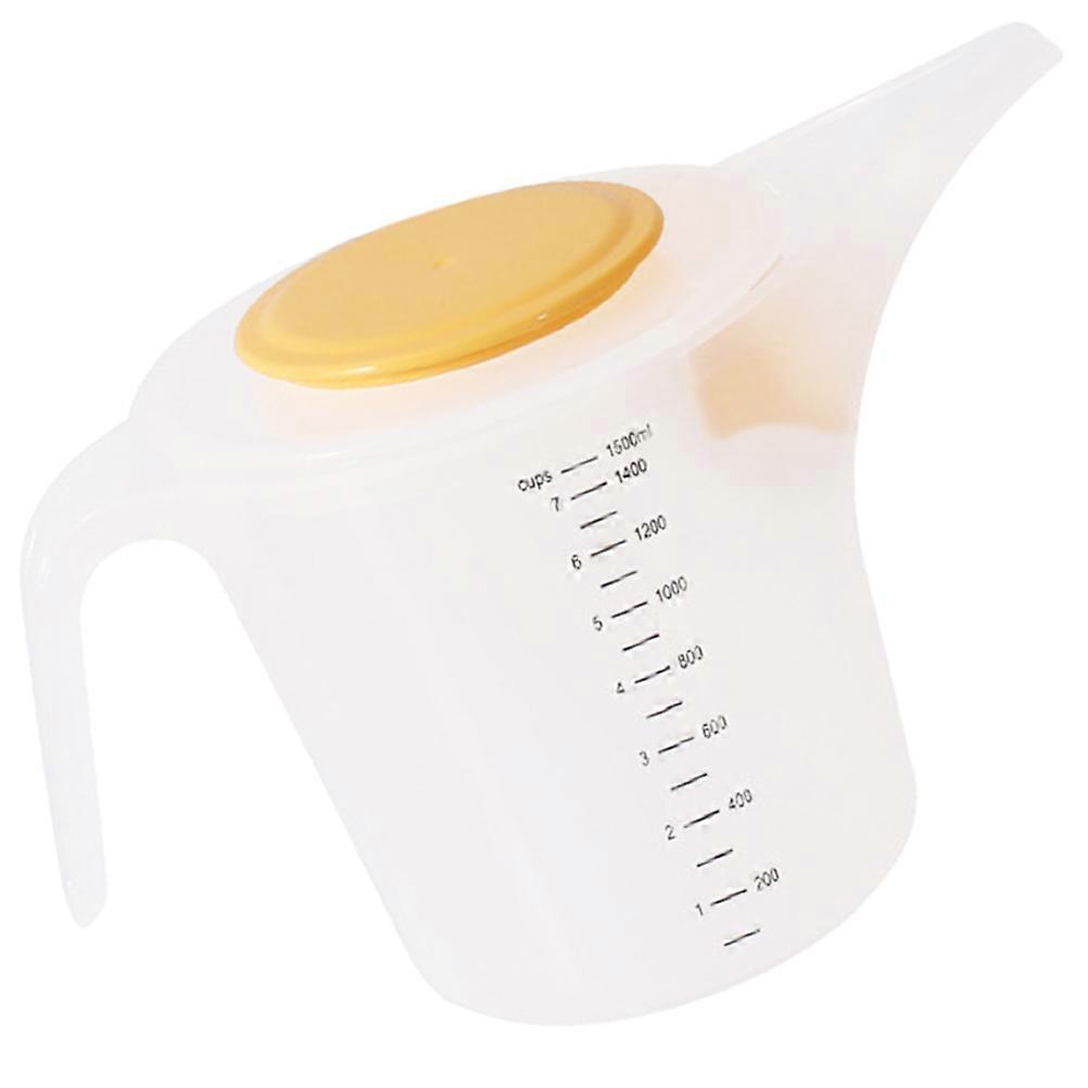 Manual Egg Mixing Cup Transparent Measuring Cup for Baking and Foam Removal 10.2×5.7×6.3in 1Pcs