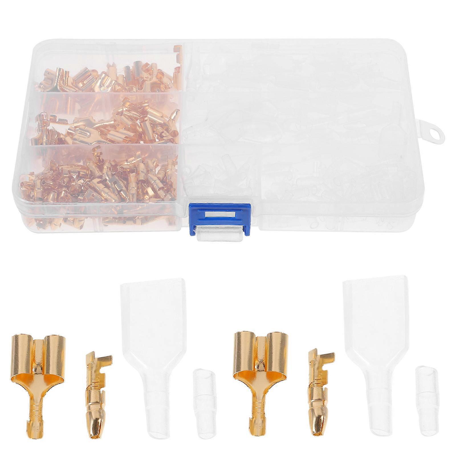 Motorcycle Wire Connectors Bullet Crimp Terminals for Motorcycle 2Sets