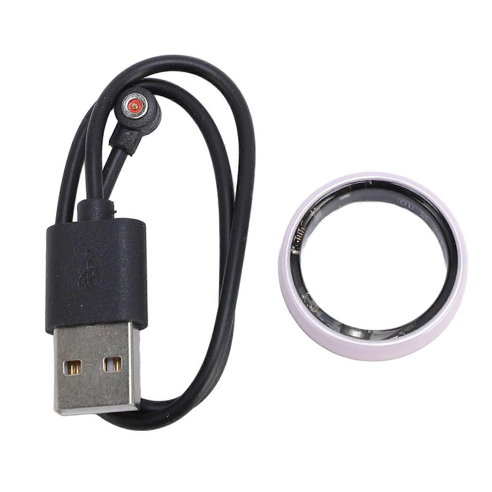 Smart Ring Ceramic NFC Ring Access Control Multiple Sports Modes Lightweight Wearable 5ATM IP68 Water Resisting Magnetic Charging Inner Diameter 18.1m