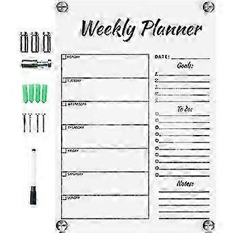 1 Set of Weekly Plan Memo Board Creative Message Board Handwritten Display Board
