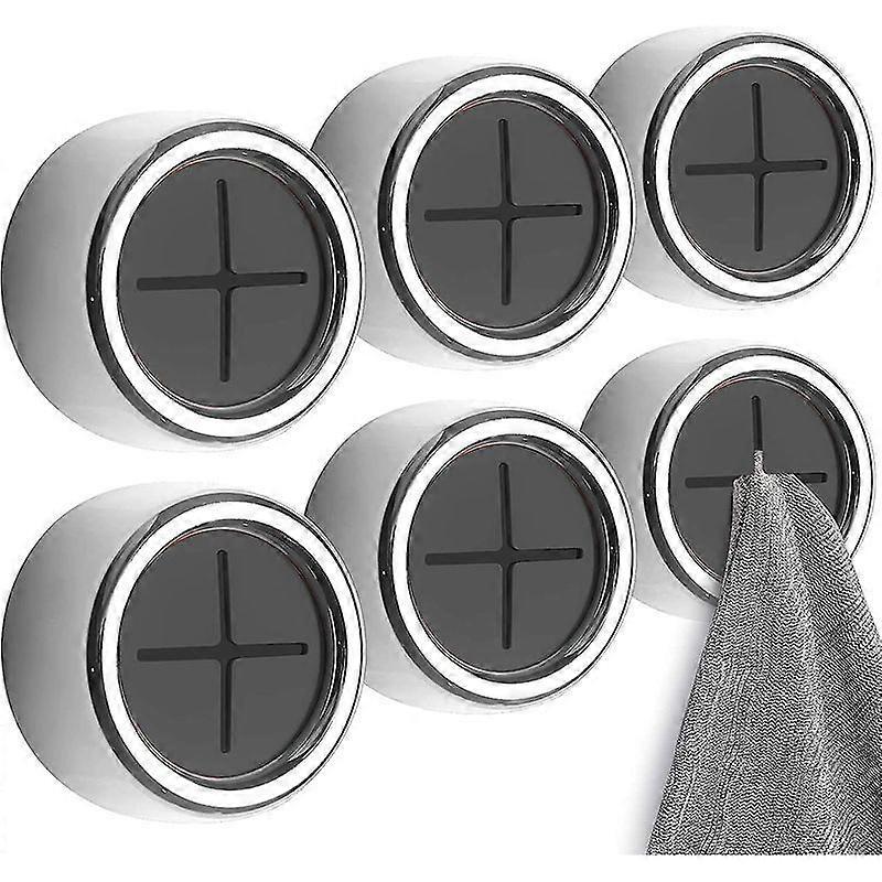 Minglan 6-piece High-quality Towel Rack, Self-adhesive Tea Towel Rack