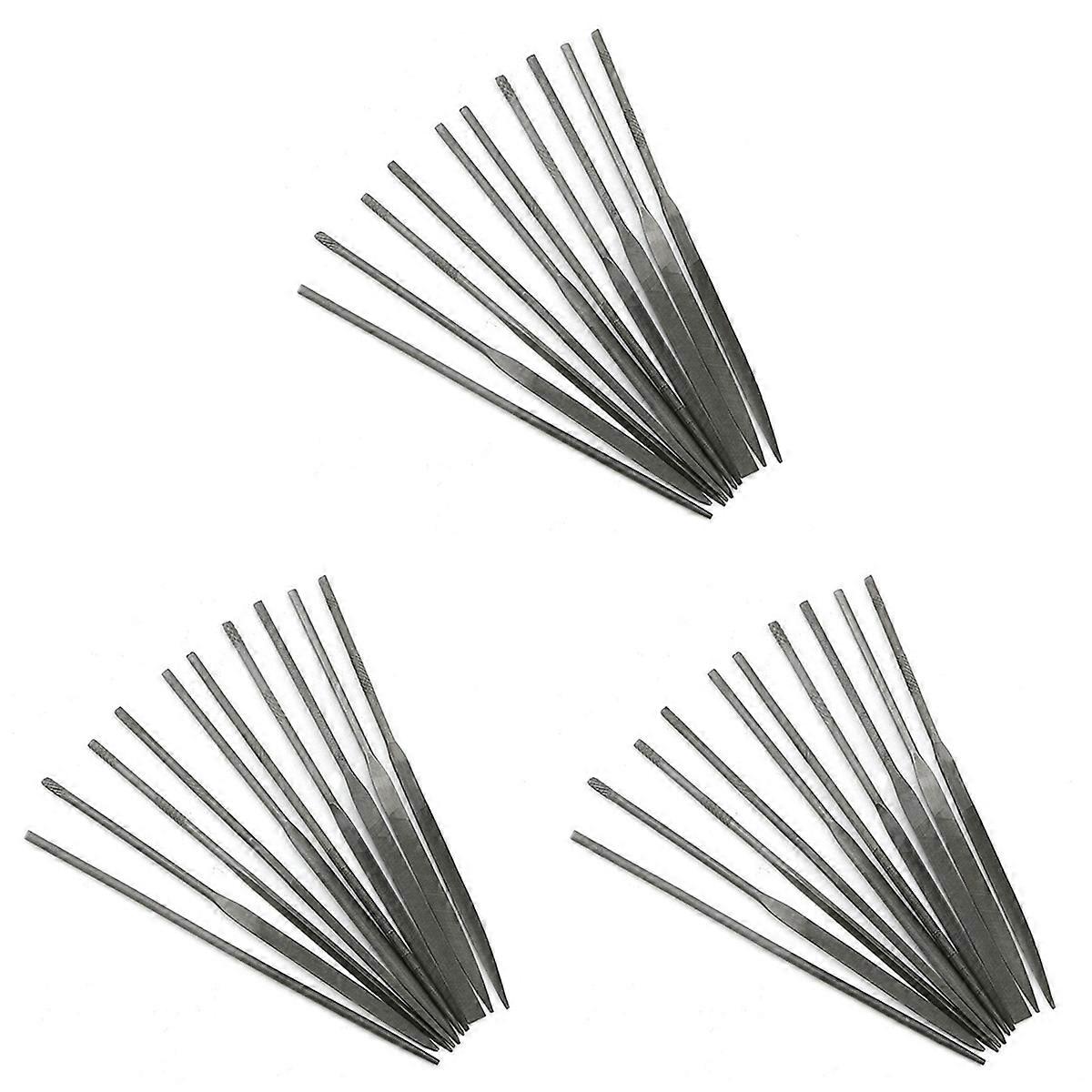 10Pcs Small Needle Files Set 140mm Jewelry Tools Beading Crafts