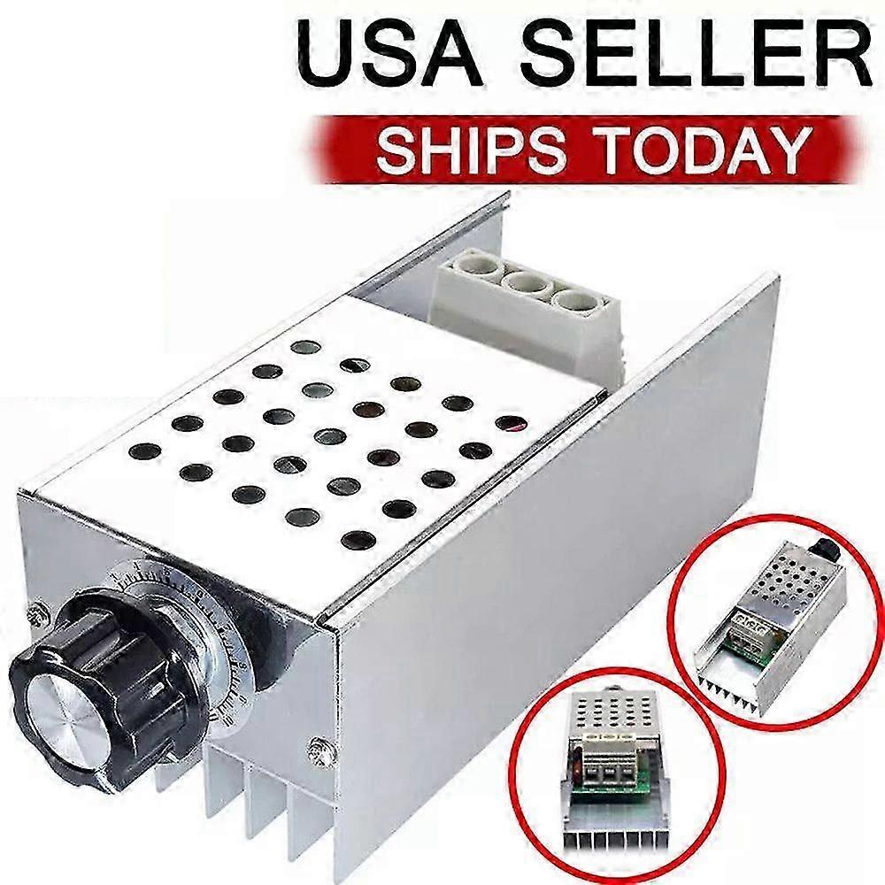 AC 110-220V 6000W SCR Motor Speed Controller Volt Regulator Thermostat Dimmer9r