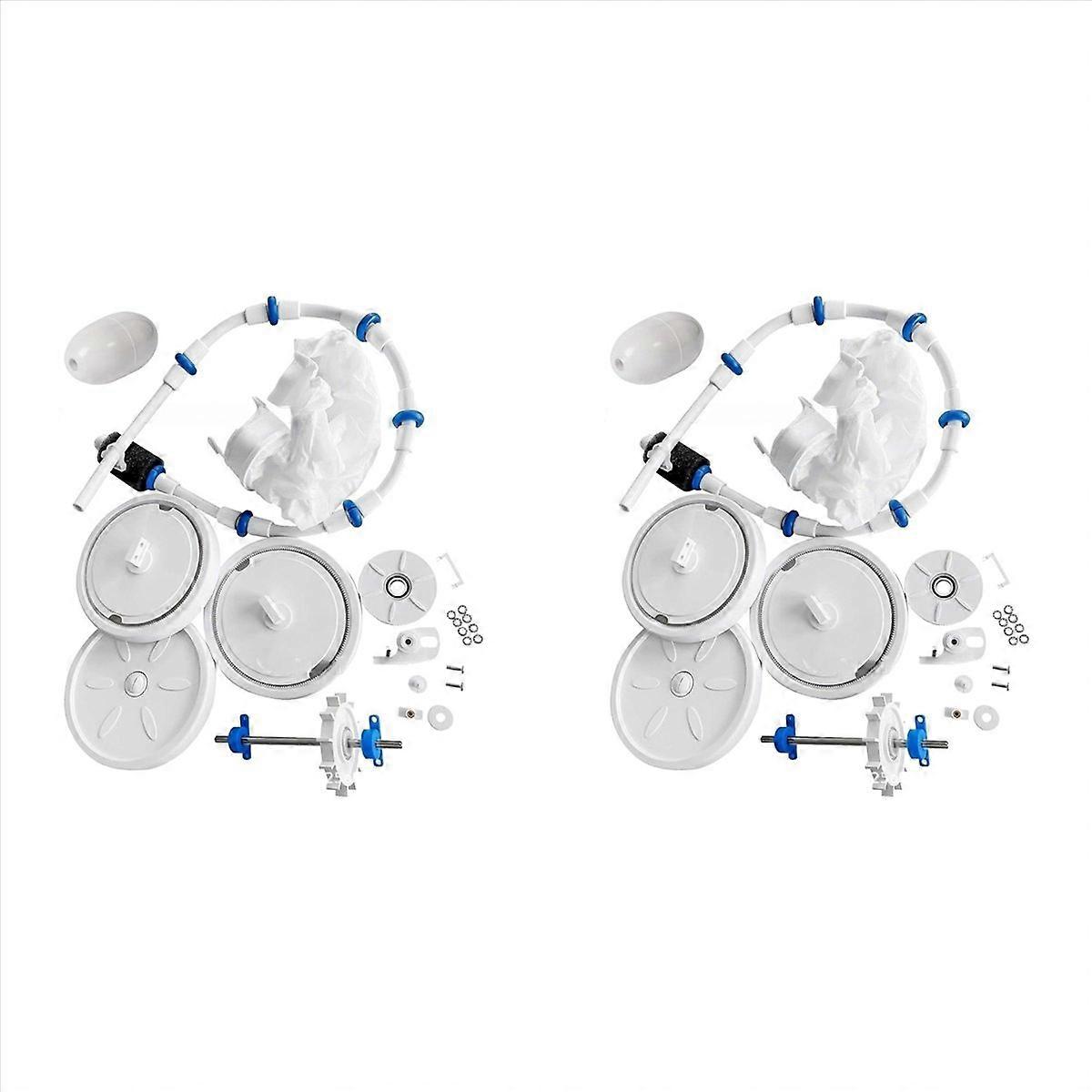 2X Pool Cleaner Tune Up Rebuild Kit for 180 280 Includes Wheels, Tires, Shaft, Bearings, Bag, Hose