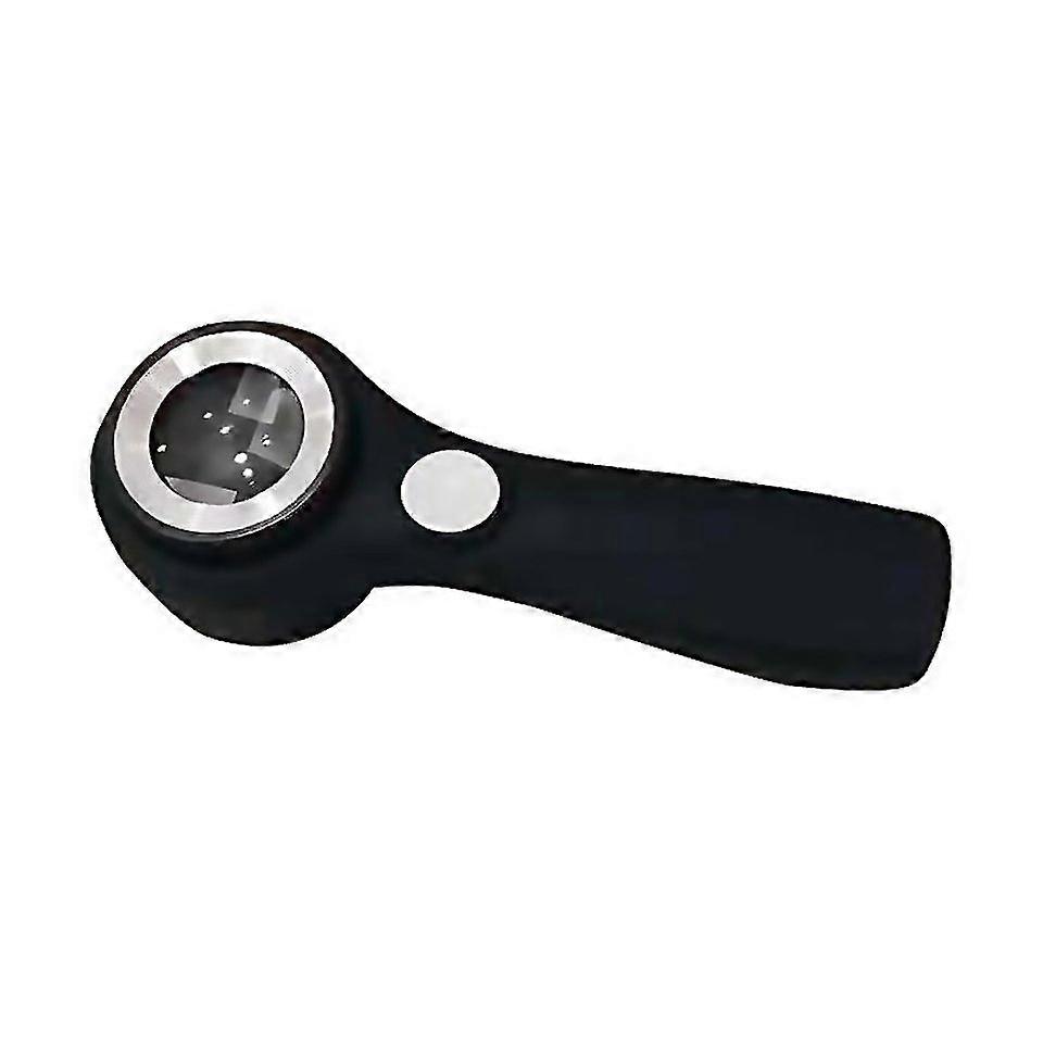 For Alloy Handheld 60x Usb Charging Touch Switch Led Light Optical Glass Magnifier