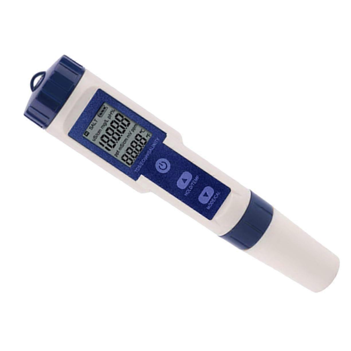 Pen Type Salinity Temp Probe Sensor Aquarium Water Salinity Tester Pool Temperature Monitor Handheld Salinity Sensor