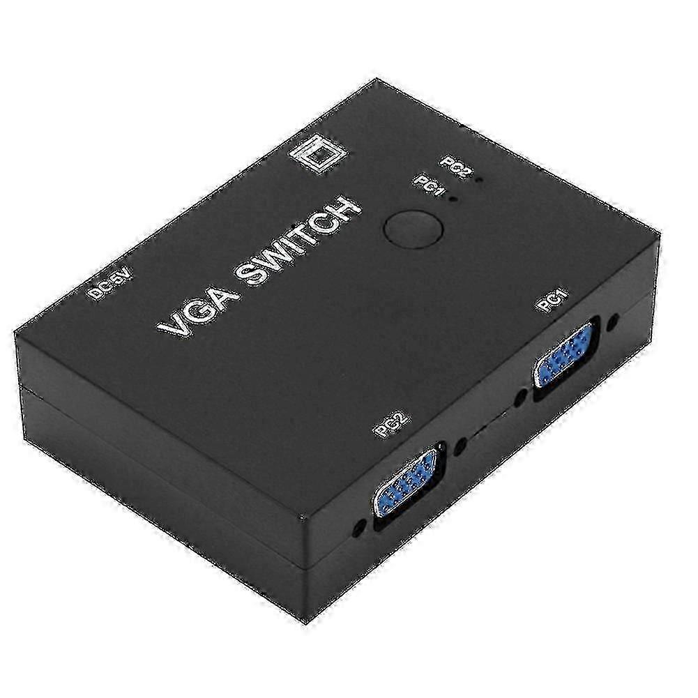 2 In 1 Out VGA Video Switcher Adapter - Selector for PC & Laptop2025
