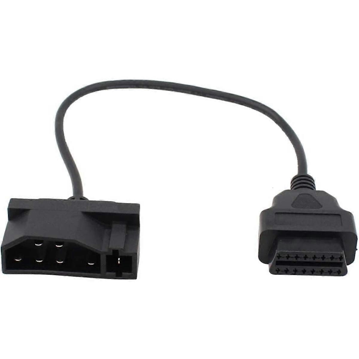 OBD1 to OBD2 Adapter Cable Connector Diagnostic Tool for Ford 7 Pin - Scanner Check Engine Repair