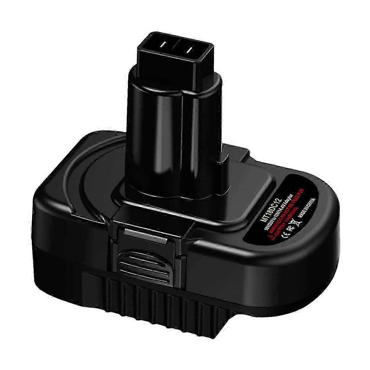 Battery Adapter Use for Makita 18V Lithium-Ion Battery Convert to for Dewalt 12V/14.4V Ni-MH Battery