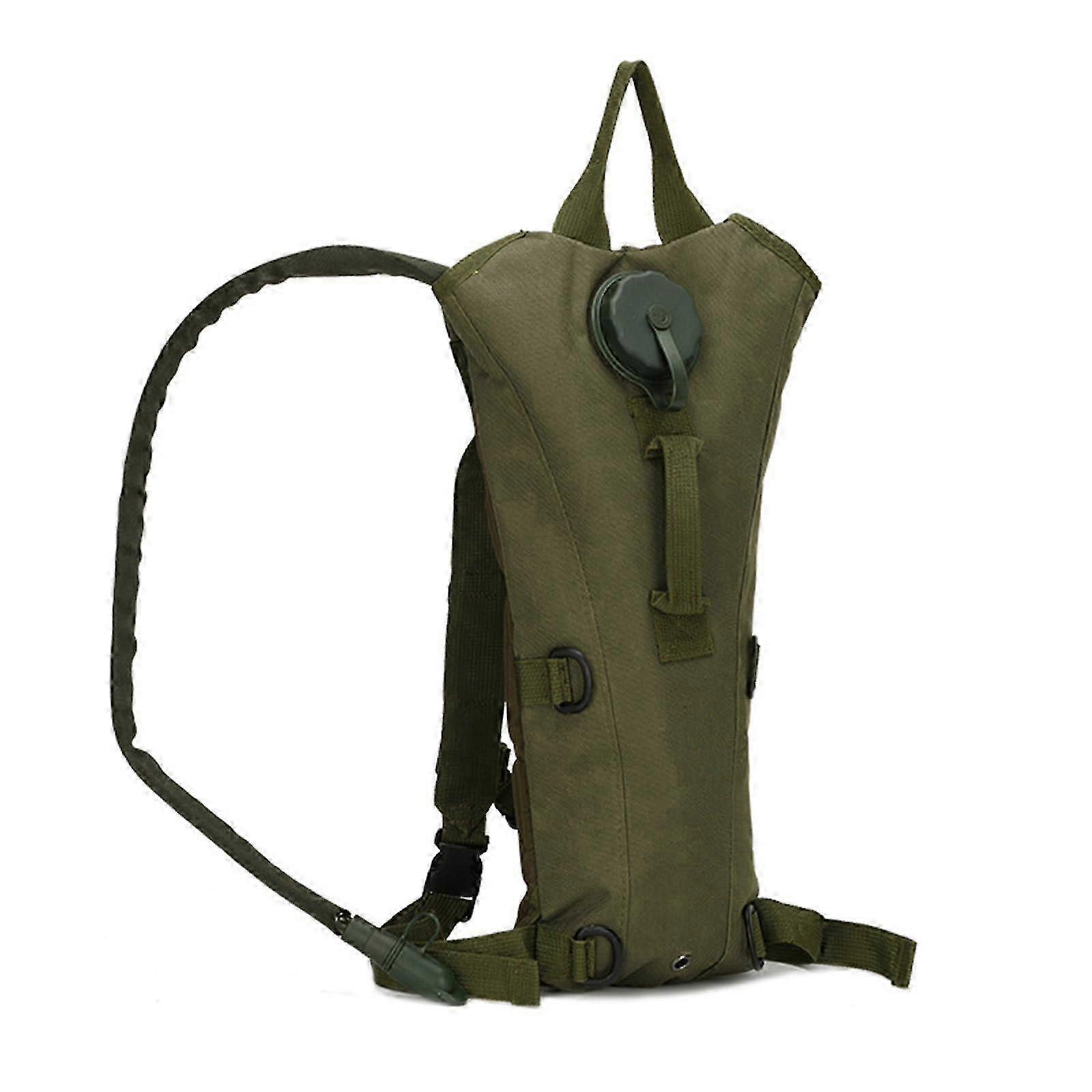 Large Running Vest with Hydration Pack, Cycling Water Backpack, Adjustable Climbing and Hiking Rucksack in Army Green