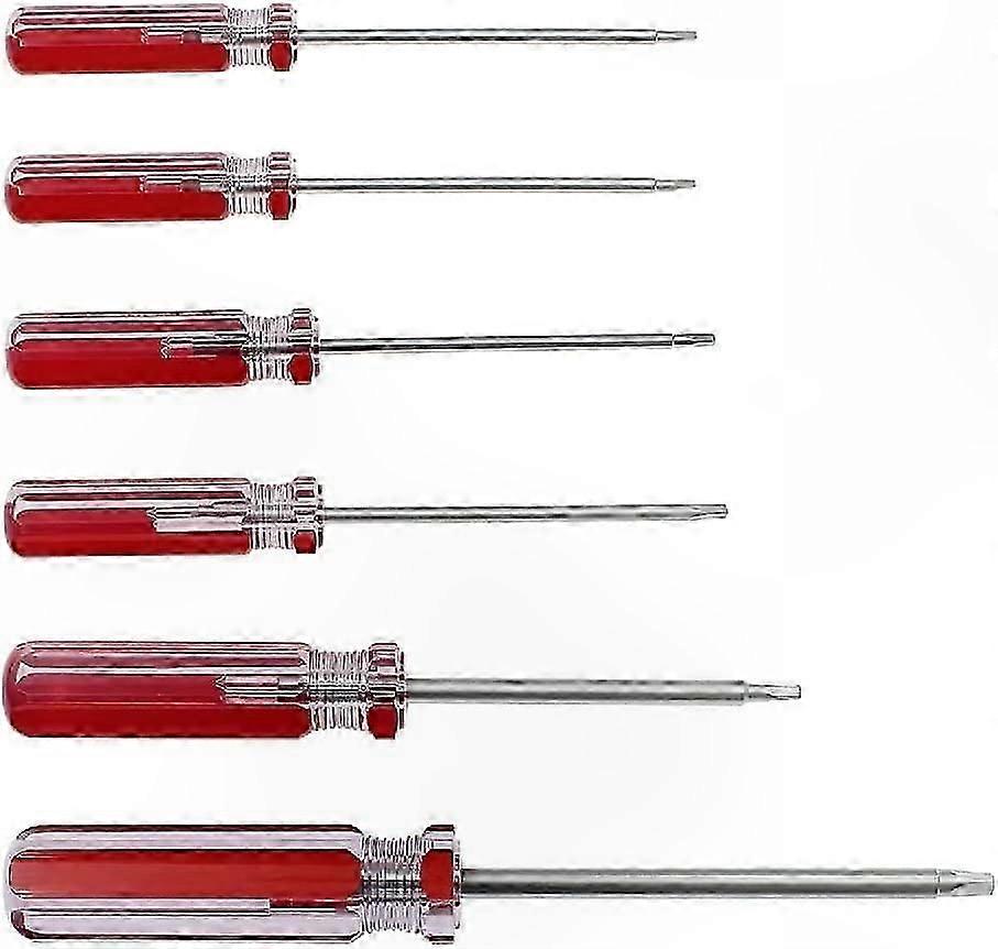 Magnetic Triangle Screwdriver Bits Set - 6 Sizes for Toy and Battery Repairs