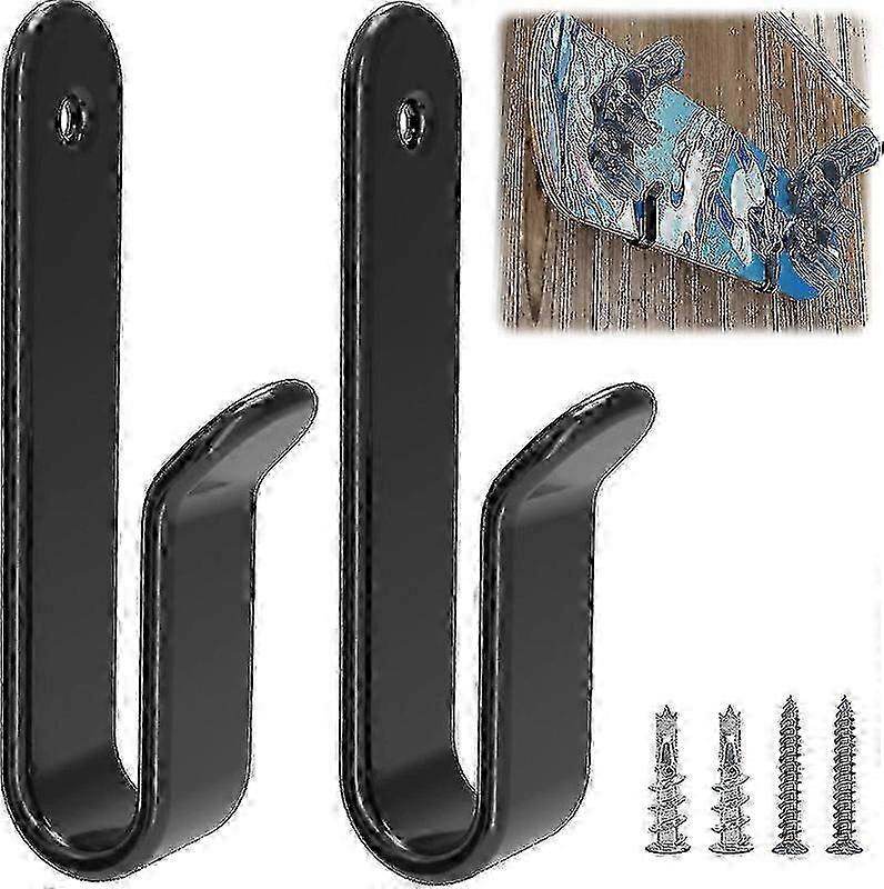 2PCs Horizontal Snowboard Wall Mount Clips for Storage & Display