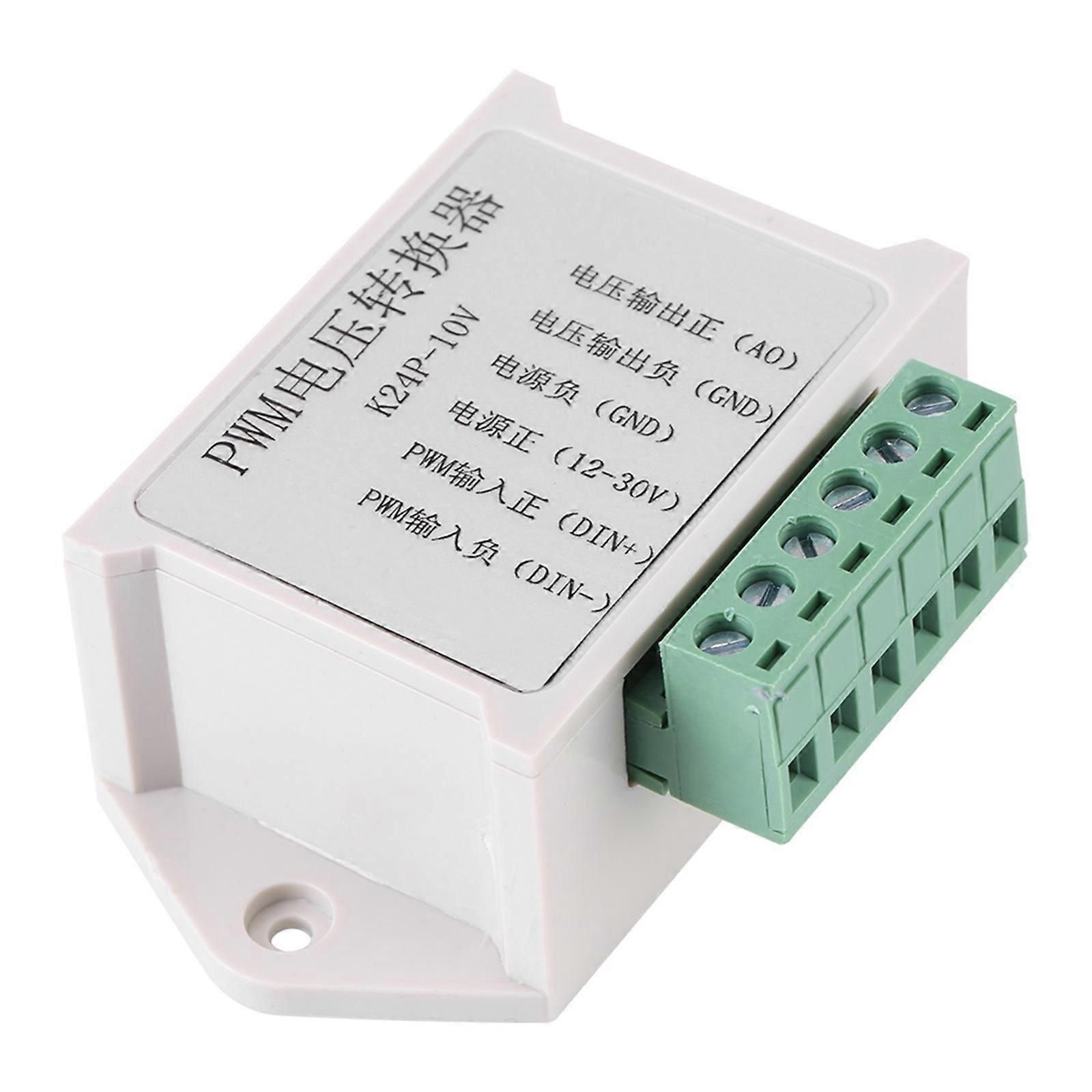 PWM Signal Converter White Digital To Analog PWM Signal Converter Voltage Converter Adapter