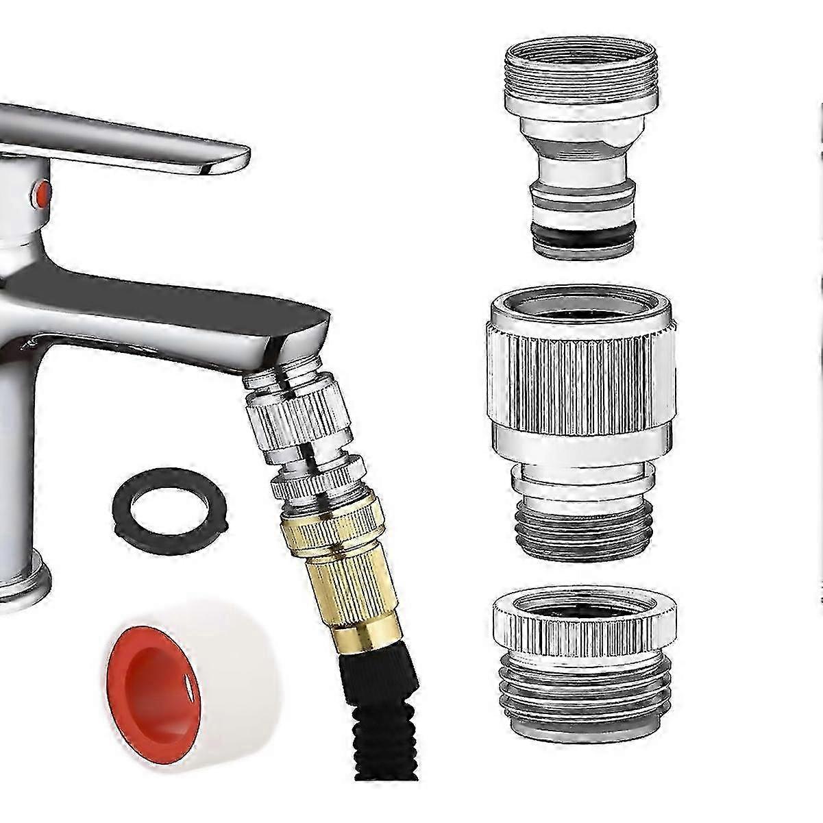 2025 For Sink To Garden Hose Adapter For Faucet Hose Quick Connector