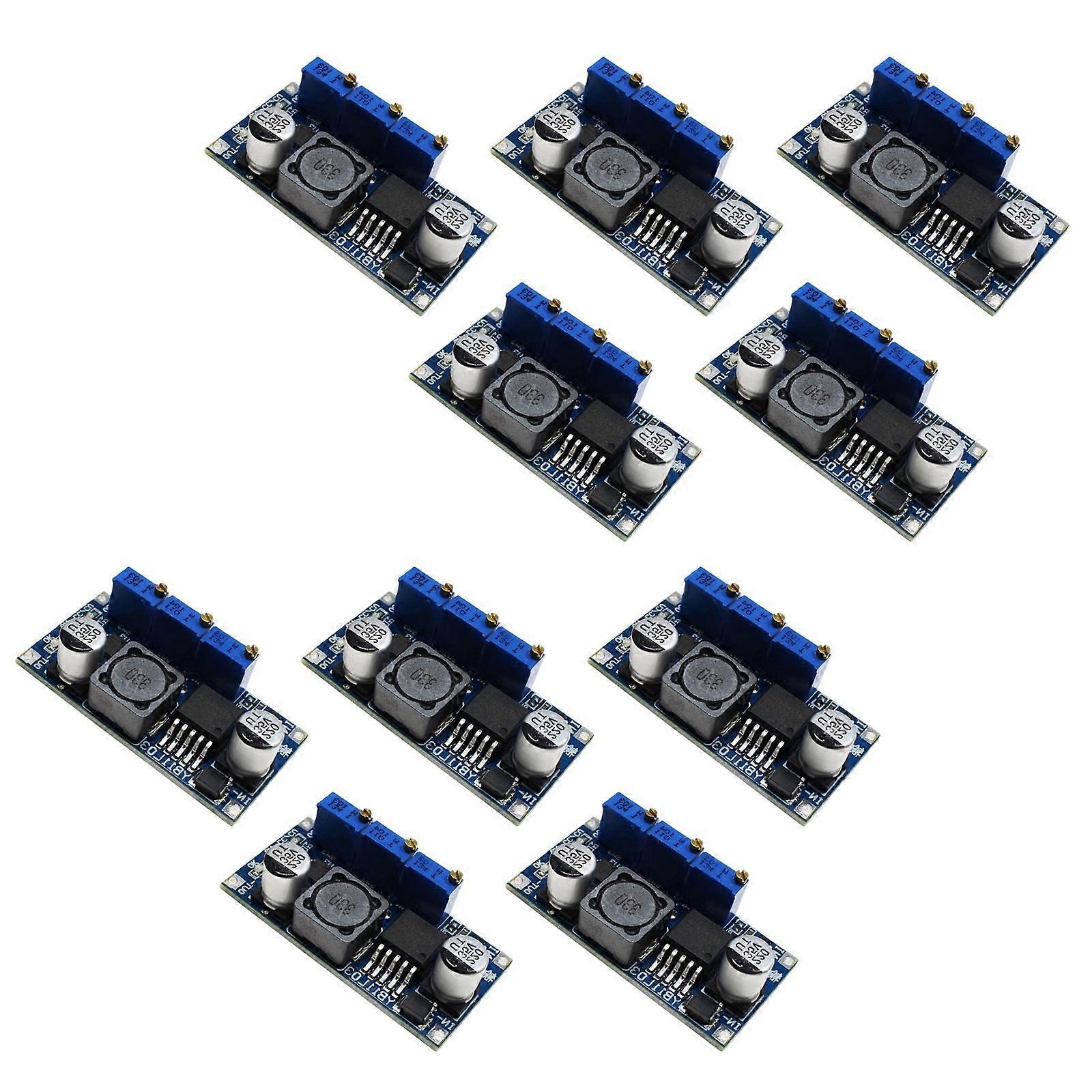 High Efficiency LM2596 Power Conversion Module with Wide 7V 35V Input for Precise LED and Battery Applications Multicolor