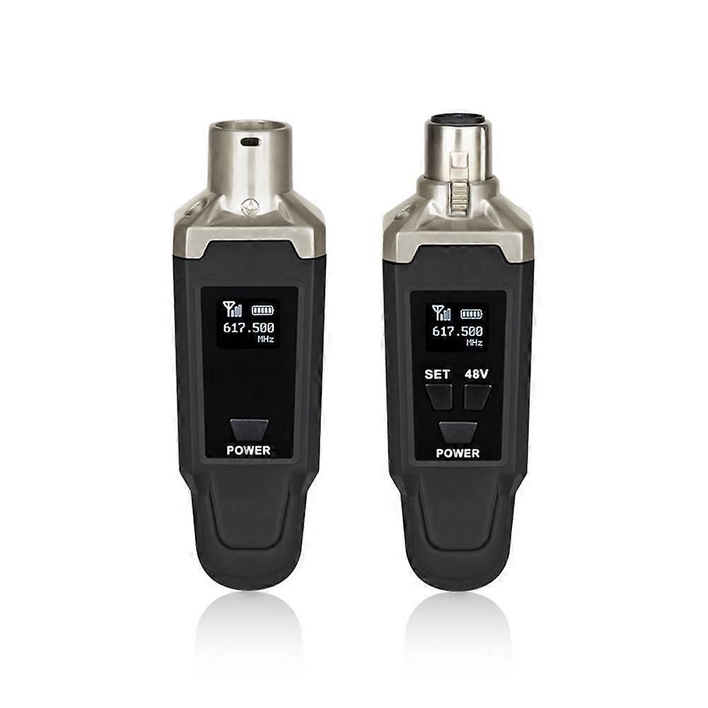 Microphone Wired to Wireless Microphone Receiver and Transmitter 48V Capacitive Dynamic Instrument Receiver