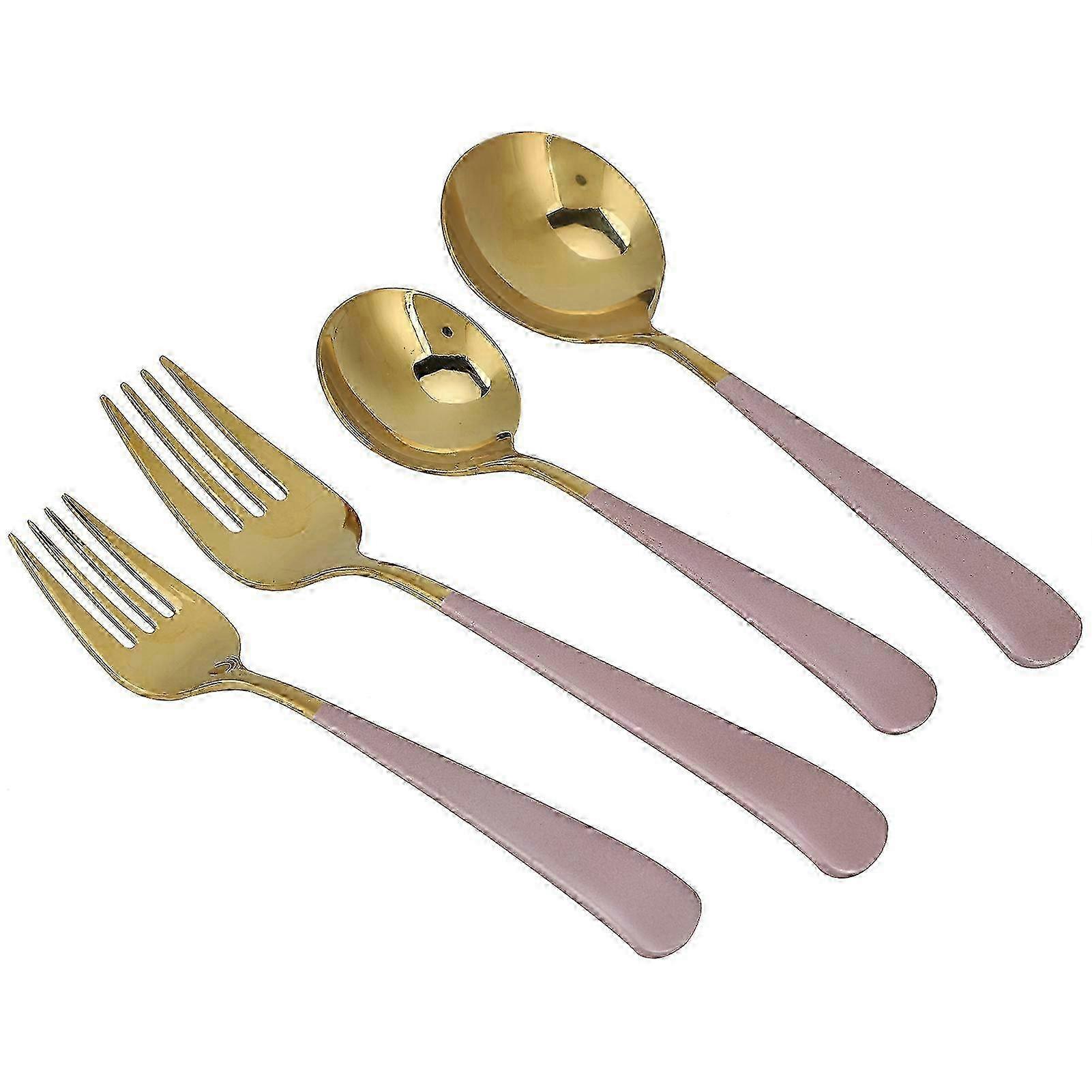 Stainless Steel Cutlery Set Dinner Spoons Fork Dinnerware Tableware Flatware Sets for Parties