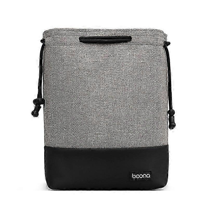 Baona مقاوم للماء مايكرو SLR حقيبة كاميرا غطاء واقي حقيبة الرباط ، اللون: رمادي صغير