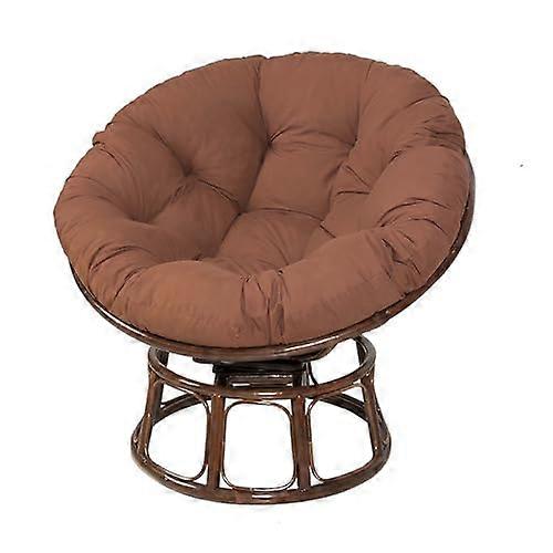 Egg Hammock Swing Chair Pads, Round Cushion With Ties, Multicolor Coffee, 60x60cm, Hanging And Rocking Chair Pads