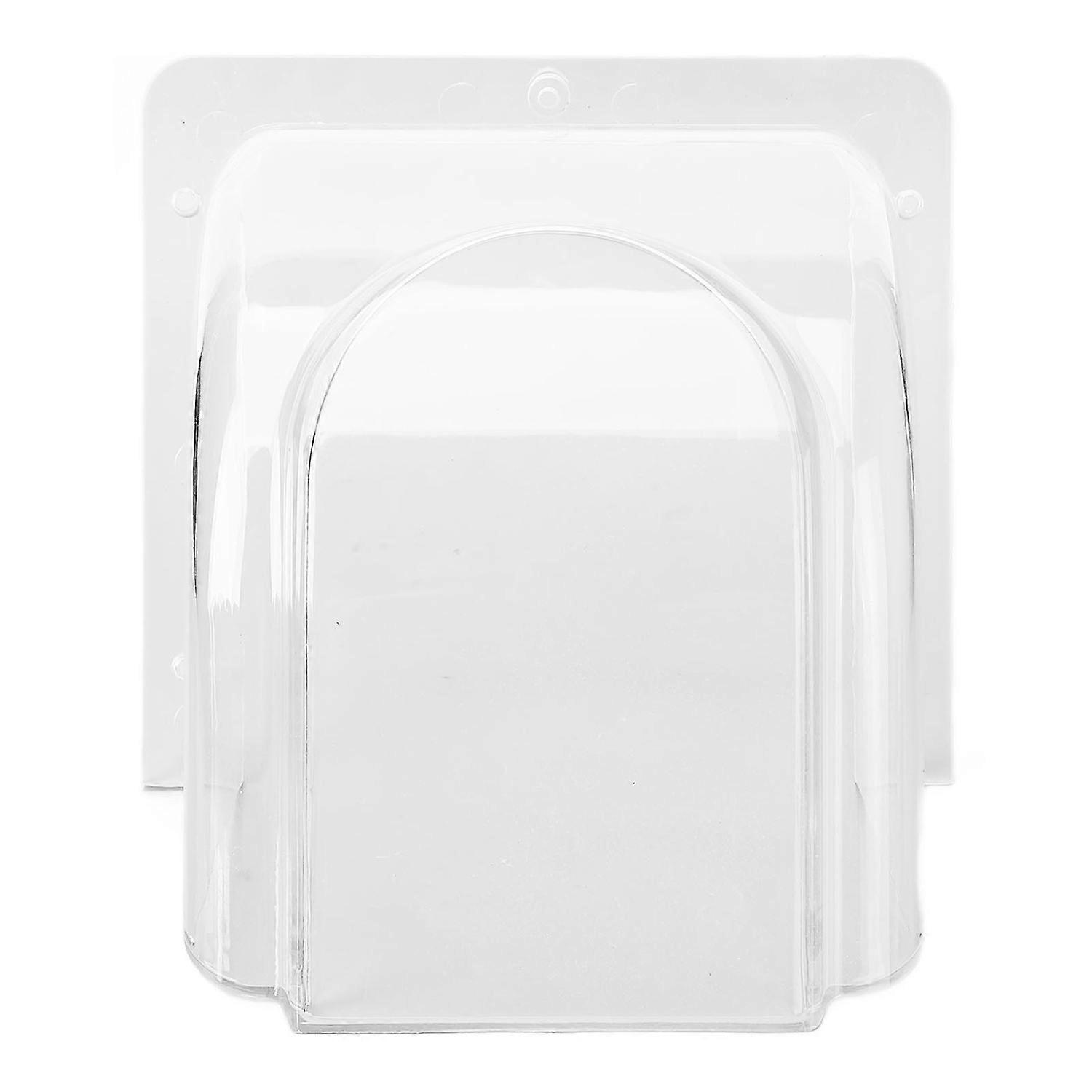 Plastic Doorbell Rain Cover Transparent Water Shield Waterproof Protector Access Control Attachment