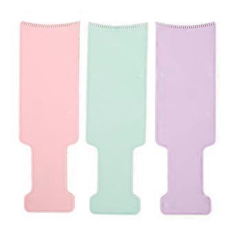 3 Colors Balayage Highlighting Paddle Dye Foil Coloring Balayage Board Set for Hair Bleach