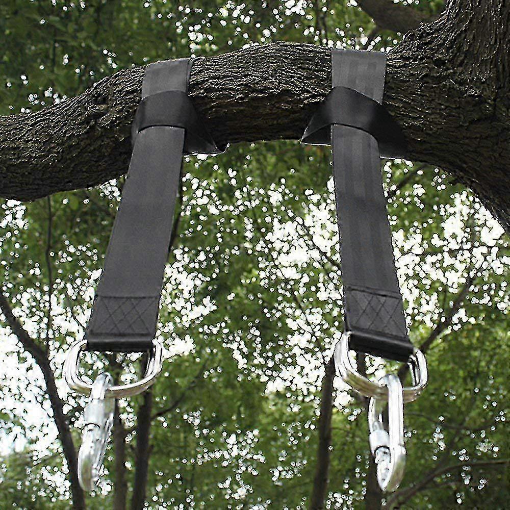 A Zinc Alloy Carabiner Tree Swing that comes complete with a Hanging Kit.