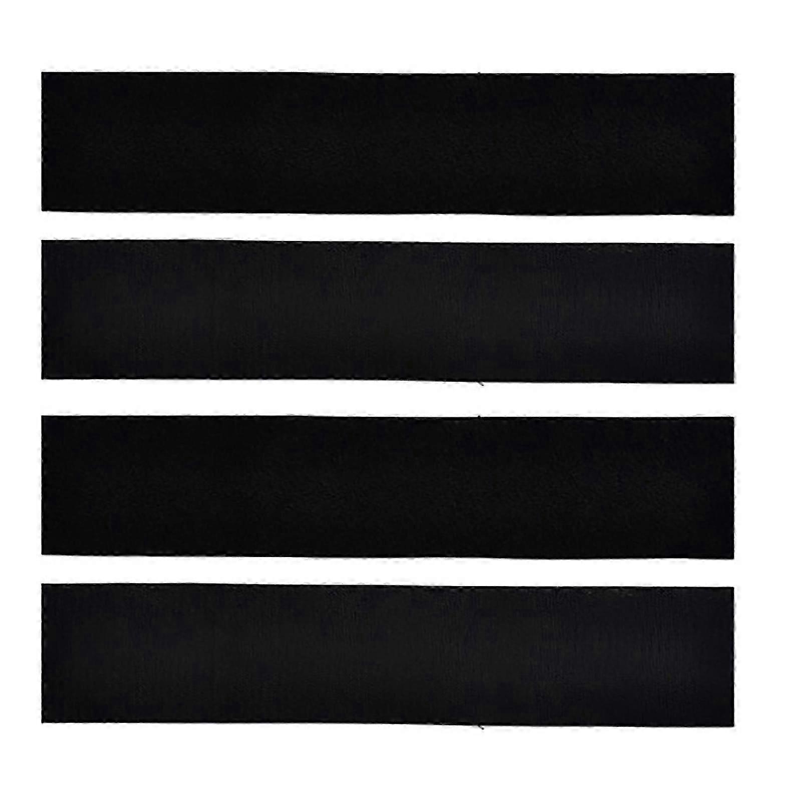 4pcs/set Adhesive Number Plate Holder Weather-proof Durable Frameless License Plate Holder For Vehicles