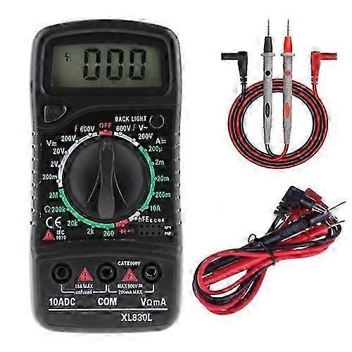 ANENG XL830L Multi-Function Digital Display High-Precision Digital MultimeterBlack SZRH