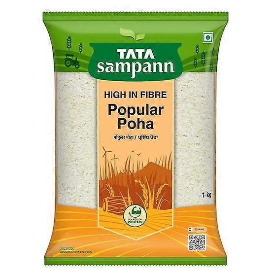 Tata Sampann, High in Fibre Popular Poha(Thick), 1kg