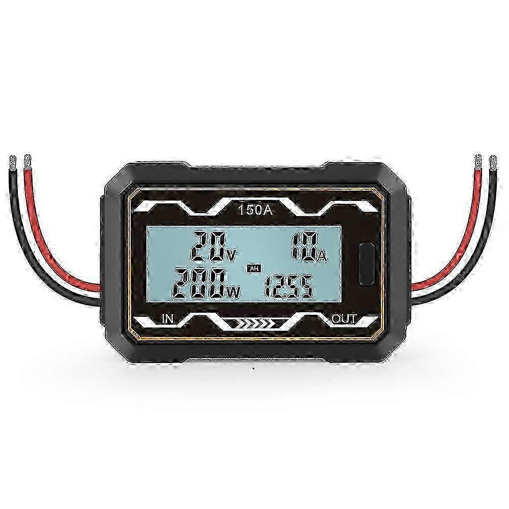 High Precision 150A DC Power Analyzer Digital Watt Meter with LCD Display