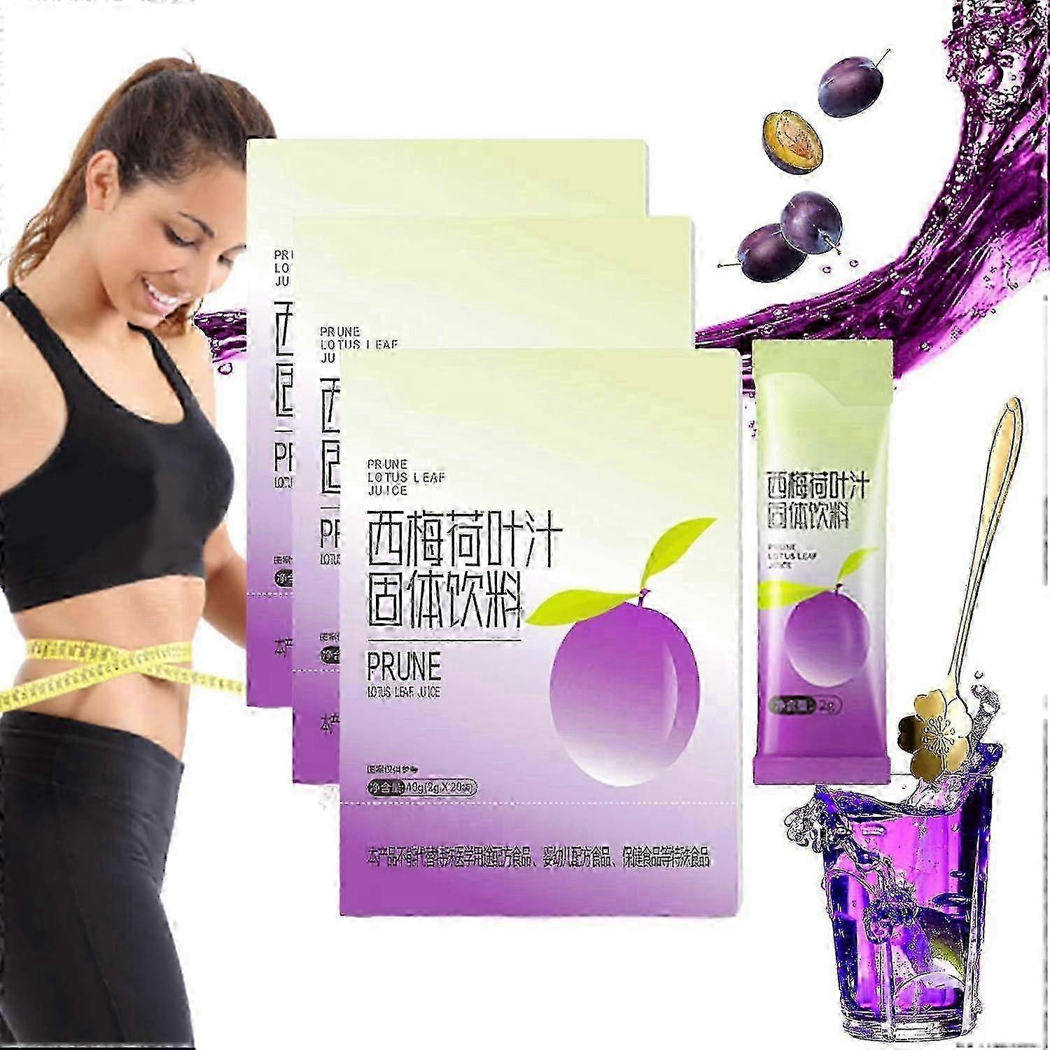 Prune Lotus Leaf Juice, Prune Juice Organic, Prune Lotus Leaf Juice, Prune Juice for Constipation for Big Belly and Fat People