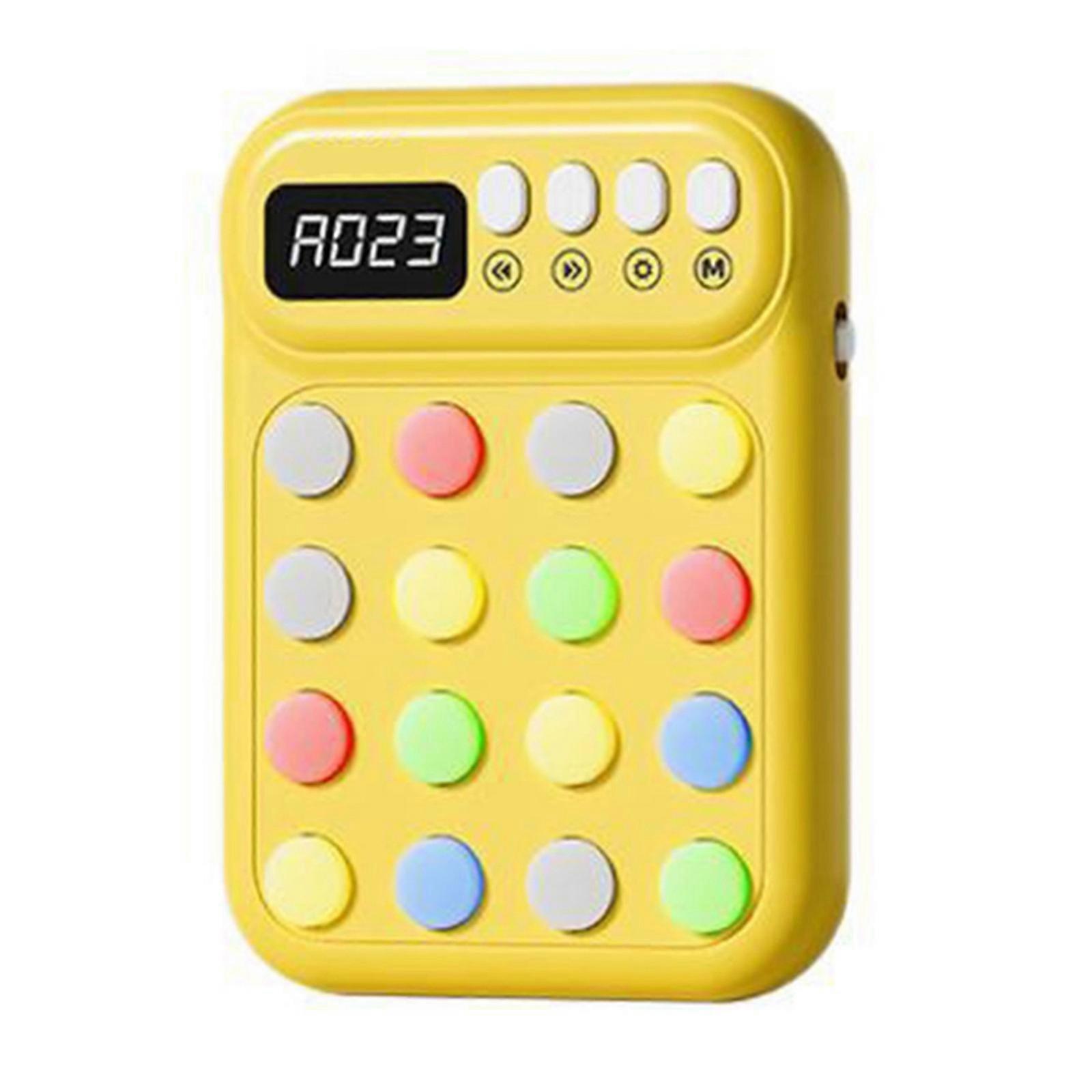 Dense Handheld Memory Training Game Device For Kids With Modifiable Reasoning Riddles And Color Recognition To Increase Concentration Screen