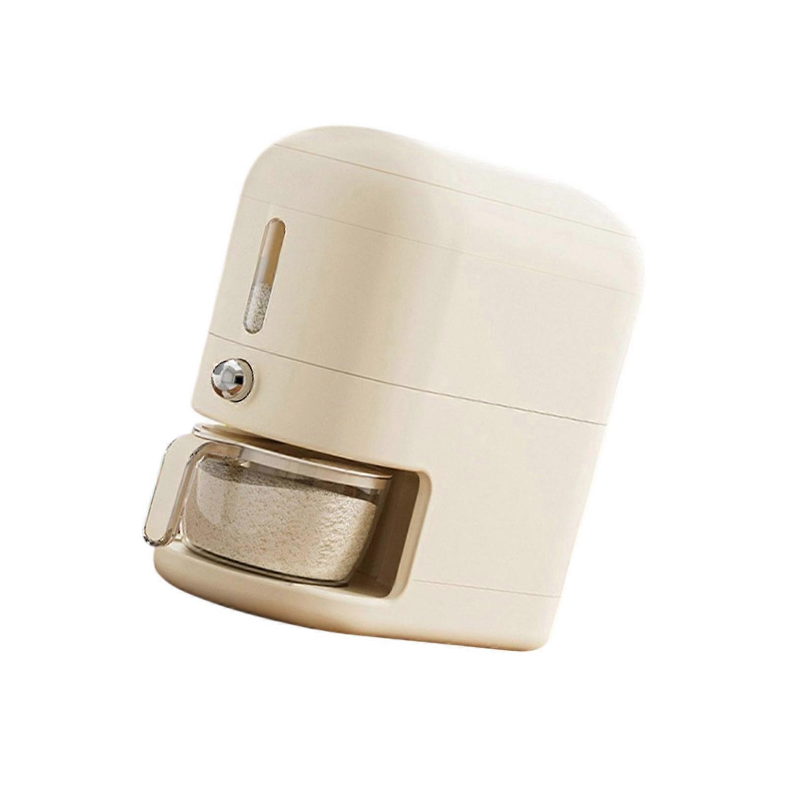 Kitchen Grains Container Extra Large Capacity Dustproof Moisture Resistant Rice Bucket Modern Storage Solution  S White